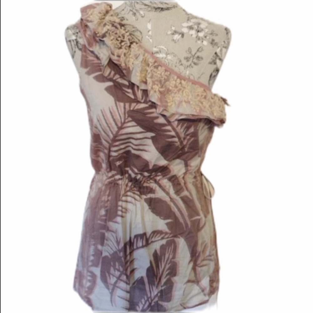 𝅺*banana Republic One Shoulder Top S